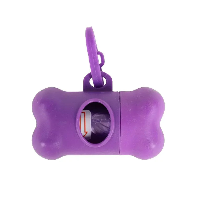 Bone-Shaped Dog Poop Bag Dispenser – Plastic, Universal