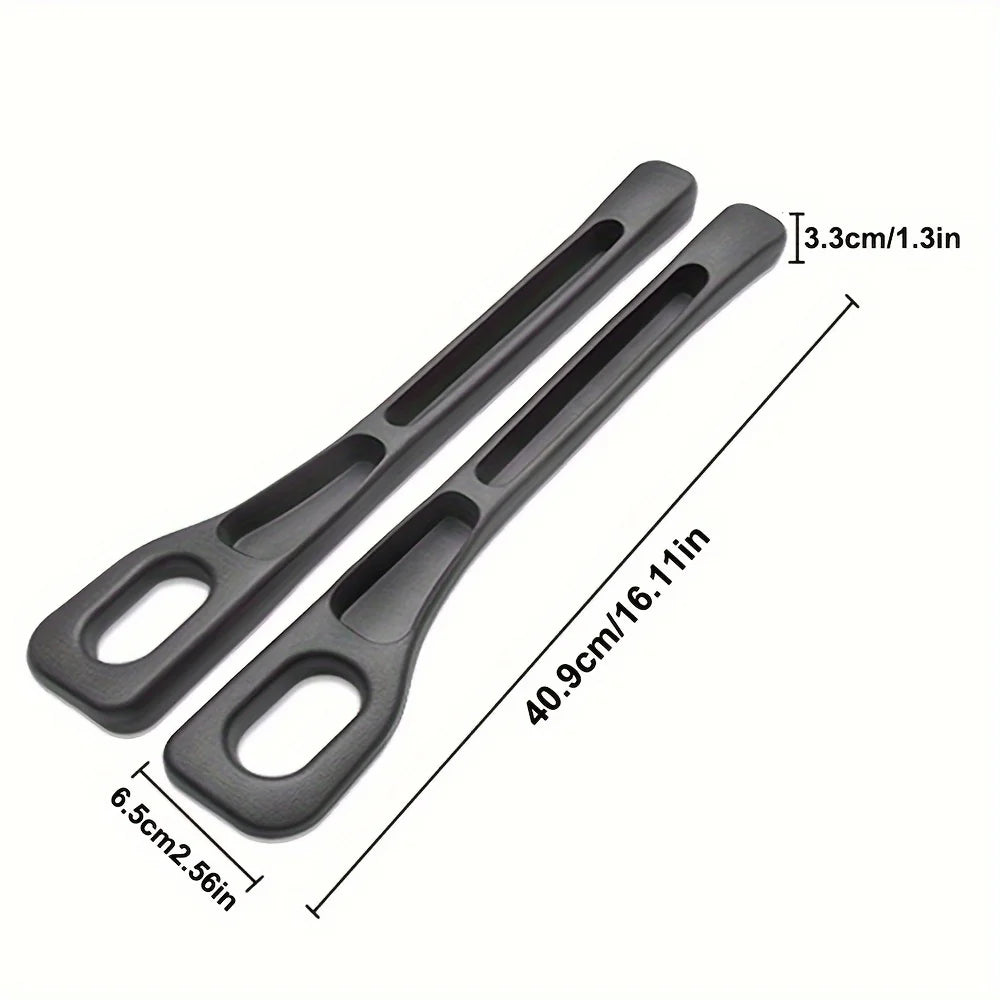Car Seat Gap Filler with Storage Grooves – PU, 2pc