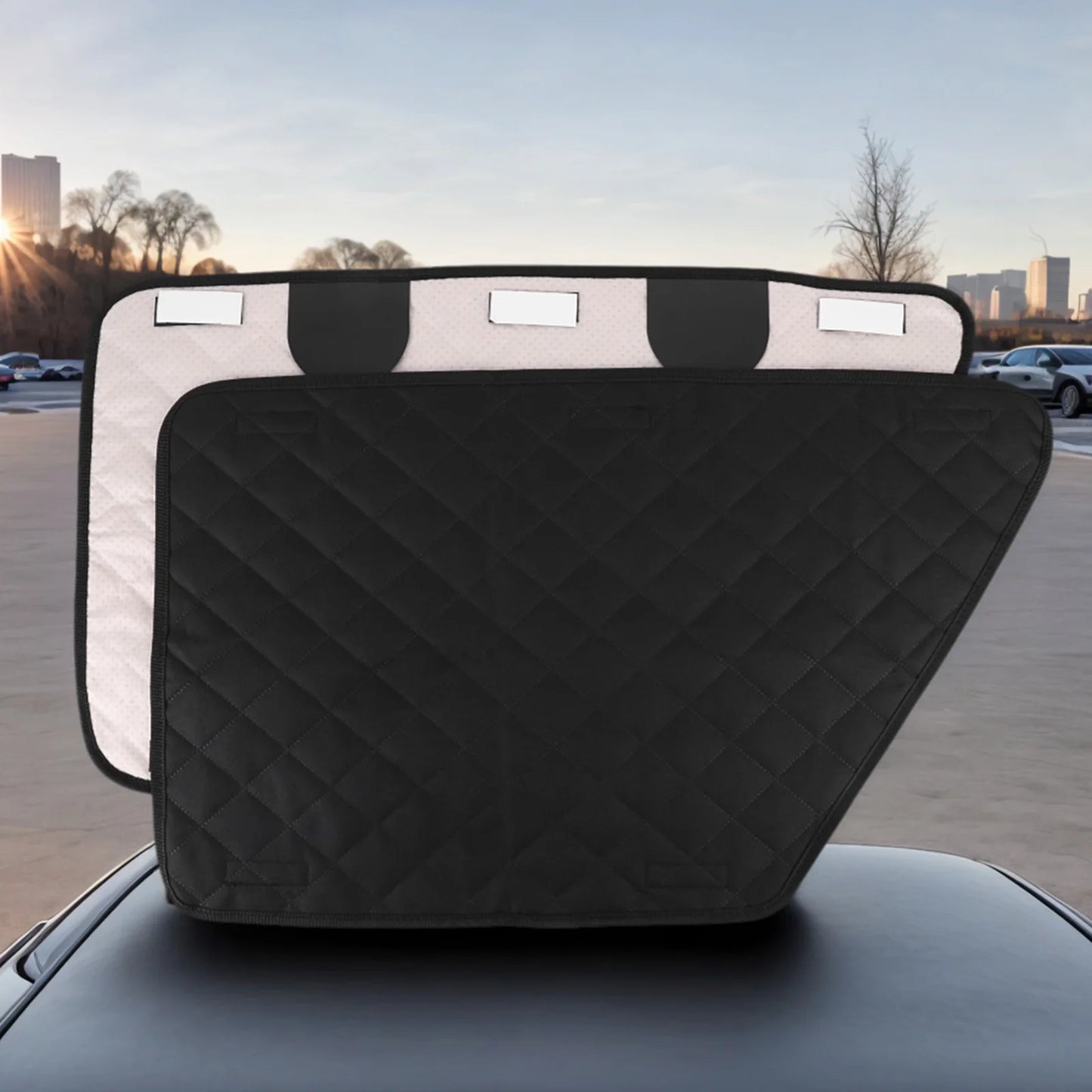 2Pcs Oxford Waterproof Car Door Protector for Dogs Pet Vehicle Door Protector Washable Car Door Protect Mats for Car Truck & SUV