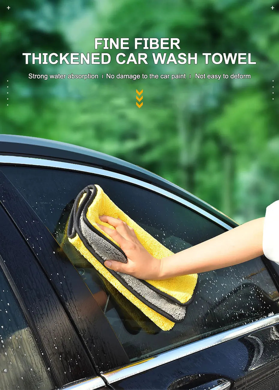 Microfiber Car Wash Towel – Multi-Size