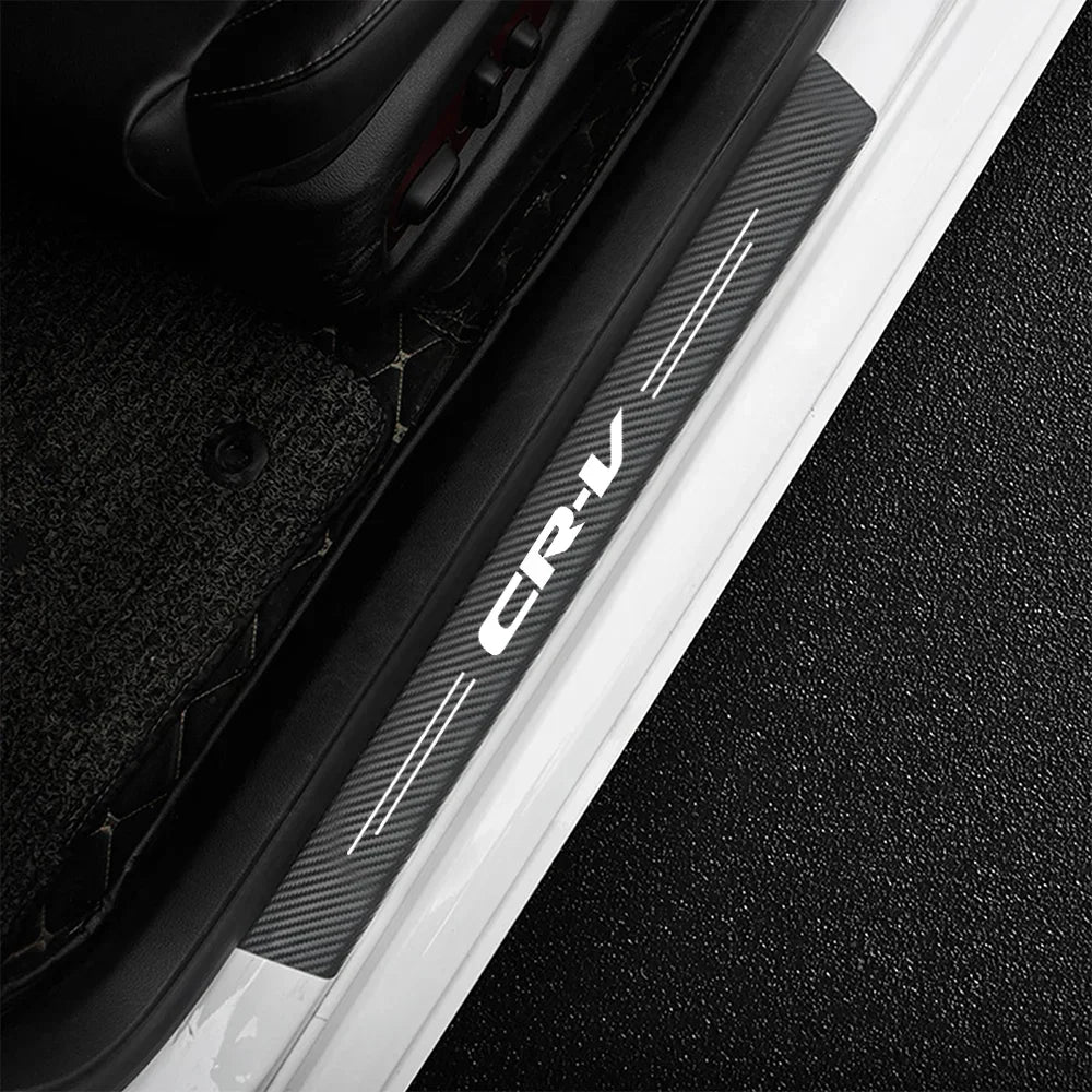 Honda CRV Carbon Fiber Door Sill & Trunk Protector Stickers