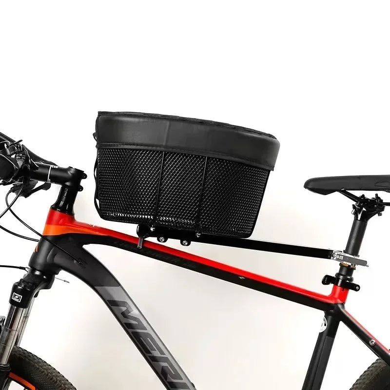 Bicycle Pet Basket Mountain Bike Shopping Basket Road Bike with Dog Cat with Bag Pet Products Dog Carriers & Bags