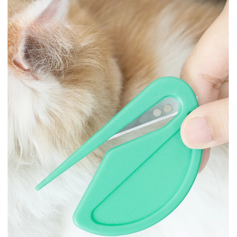 Pet Knotting Comb for Dogs Cats Painless Hair Knot Open Comb Fur Shedding Grooming Tool Effective Knot Remover Pet Supplies