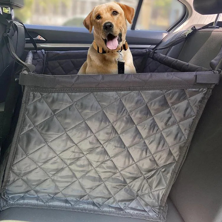 Waterproof Dog Car Seat Cover & Carrier Bag – Folding Hammock, All Breeds