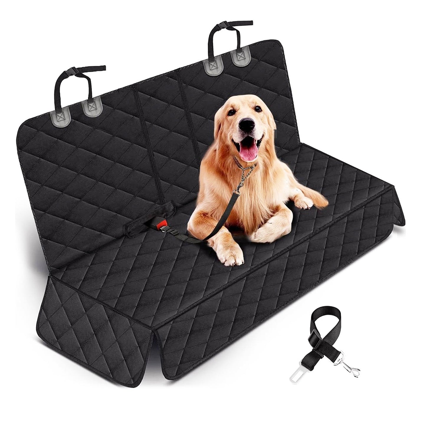 Waterproof God Car Seat Cover with Seat Belt - Fits Cars, Trucks & SUVs