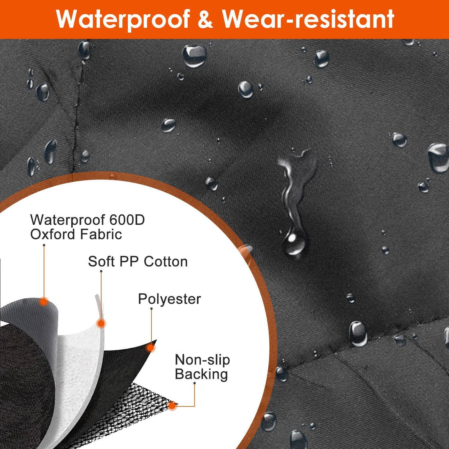 Waterproof God Car Seat Cover with Seat Belt - Fits Cars, Trucks & SUVs